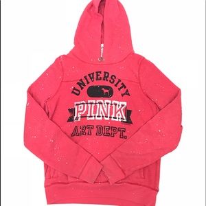 PINK Victoria’s Secret paint splatter hoodie